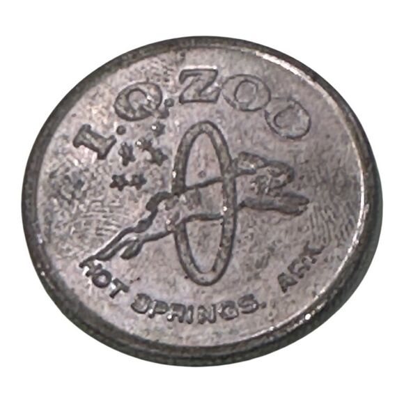 IQ Zoo Silver Token Hot Springs Arkansas wonderland - Picture 1 of 8